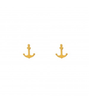 Silver, gold plated anchor...