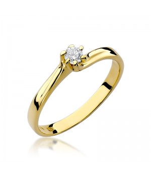 Złoty pierścionek klasyczny...